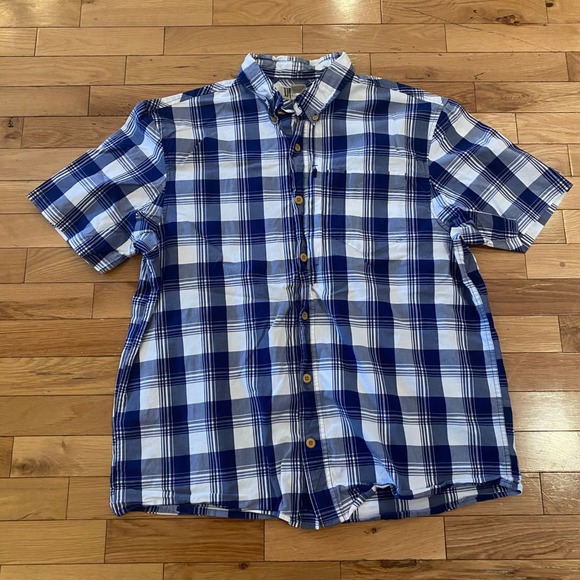 Duluth Trading Co Mens Size L Short Sleeve Button Up Casual Work Shirt Lot of 5 - Picture 7 of 9